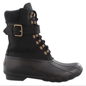 Sperry Top-sider black rain and snow boot 6